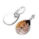 Pendientes colgantes de mujer con dibujo 4