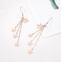 Pendientes colgantes de mujer con estrellas A3166 5