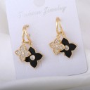 Pendientes colgantes de mujer con flores G1104 1