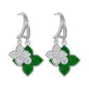 Pendientes colgantes de mujer con flores G1104 6