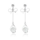 Pendientes colgantes de mujer con perla C1099 7