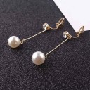 Pendientes colgantes de mujer con perla G1152 5