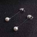 Pendientes colgantes de mujer con perla G1152 6