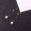 Pendientes colgantes de mujer con perla G1152 2