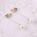 Pendientes colgantes de mujer con perla G1152 4