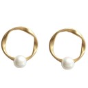 Pendientes colgantes de mujer con perla G1208 1