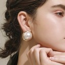 Pendientes colgantes de mujer con perla G1261 2