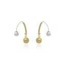 Pendientes colgantes de mujer con perla G236 1