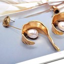 Pendientes colgantes de mujer con perla G466 5
