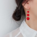 Pendientes colgantes de mujer con perlas G1113 2