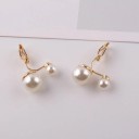 Pendientes colgantes de mujer con perlas G1114 2