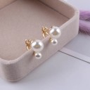 Pendientes colgantes de mujer con perlas G1114 3