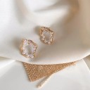 Pendientes colgantes de mujer con perlas G1264 2