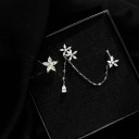 Pendientes colgantes de mujer con perlas G311 2