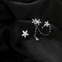 Pendientes colgantes de mujer con perlas G311 4