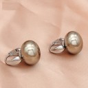 Pendientes colgantes de mujer con perlas G312 1