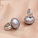 Pendientes colgantes de mujer con perlas G312 3