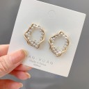 Pendientes colgantes de mujer con perlas G515 4