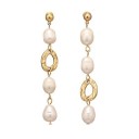 Pendientes colgantes de mujer con perlas G550 1