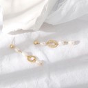 Pendientes colgantes de mujer con perlas G550 4