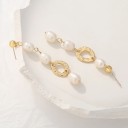Pendientes colgantes de mujer con perlas G550 6