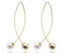 Pendientes colgantes de mujer con perlas G707 3