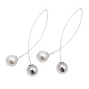 Pendientes colgantes de mujer con perlas G707 5
