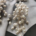 Pendientes colgantes de mujer con perlas G759 2