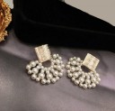 Pendientes colgantes de mujer con perlas G764 5