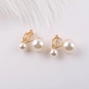 Pendientes colgantes de mujer con perlas G772 1