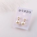 Pendientes colgantes de mujer con perlas G772 3