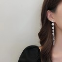 Pendientes colgantes de mujer con perlas G981 3
