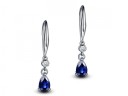 Pendientes colgantes de mujer con piedra R61 3