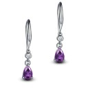 Pendientes colgantes de mujer con piedra R61 5