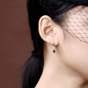 Pendientes colgantes de mujer con piedra R61 2