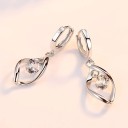 Pendientes colgantes de mujer con piedra R68 3