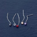 Pendientes colgantes de mujer con piedra R80 1