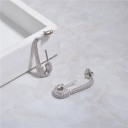 Pendientes colgantes de mujer con piedras H847 6