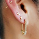Pendientes colgantes de mujer con piedras H847 2