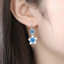 Pendientes colgantes de mujer con piedras 3