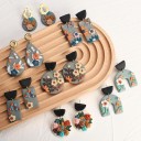 Pendientes colgantes de mujer G1054 2