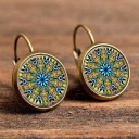Pendientes colgantes de mujer G1079 4