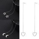 Pendientes colgantes de mujer G1138 1
