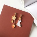 Pendientes colgantes de mujer G1230 4