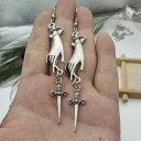 Pendientes colgantes de mujer G1375 2