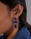 Pendientes colgantes de mujer G1387 2