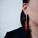 Pendientes colgantes de mujer G1408 2