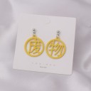 Pendientes colgantes de mujer G345 8