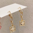 Pendientes colgantes de mujer G652 6