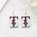 Pendientes colgantes de tarjeta para mujer 7